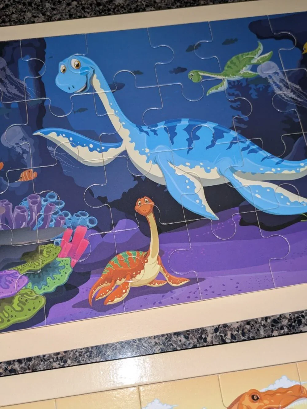 Four Dinosaur Wooden Puzzles for Kids